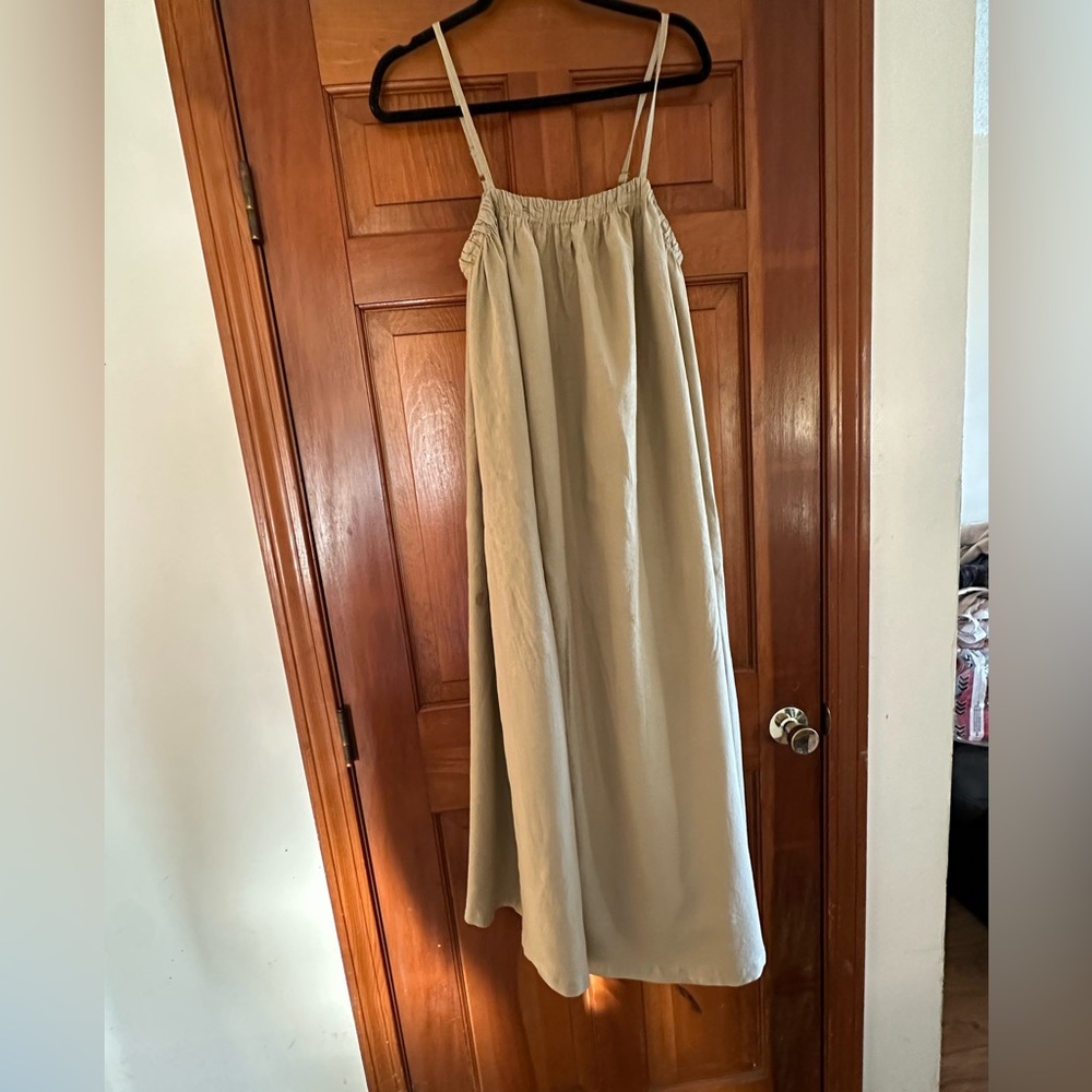 Treasure & Bond Linen Blend Flowy Shift Dress Size Small EUC - Picture 2 of 4